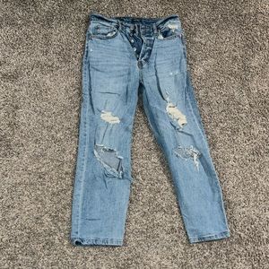 Size 6 Wild Fable Ripped Blue Jeans